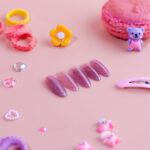 Cat Eye Pink Press-on Nails