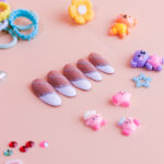 French Silver Lining Press-on Nails