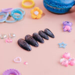 Sparkly Green Press-on Nails