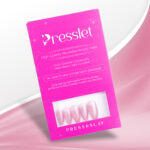 Cat Eye Pink Press-on Nails - Image 2