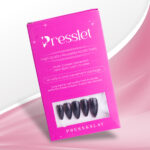 Purple Cat Eye Acrylic Nails - Image 2